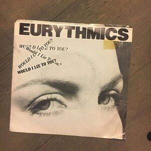 1985 Eurythmics 45 vinyl record